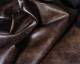 Brown color suede sofa fabric in leather look available from suppliers